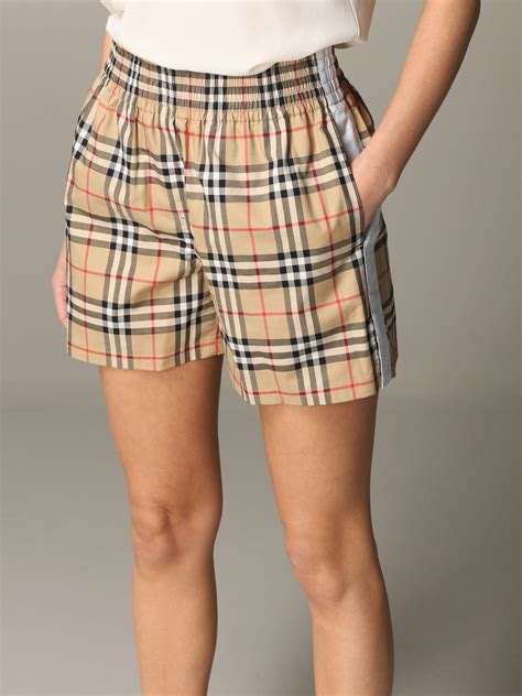 burberry womens shorts|burberry pants women's.